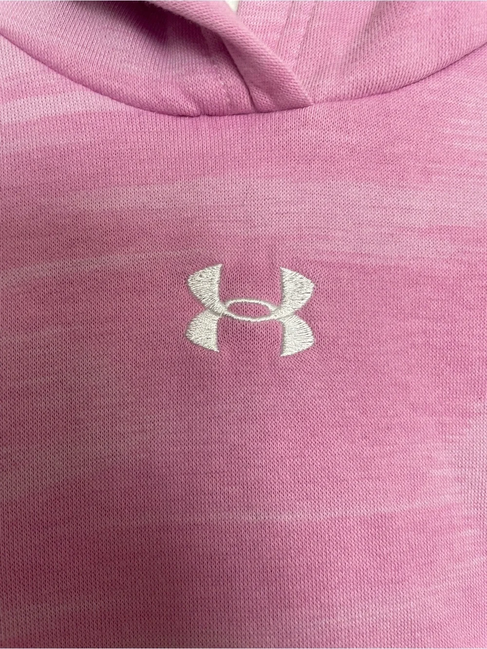 Under Armour Girls Youth Small Pink Hooded Sweatshirt